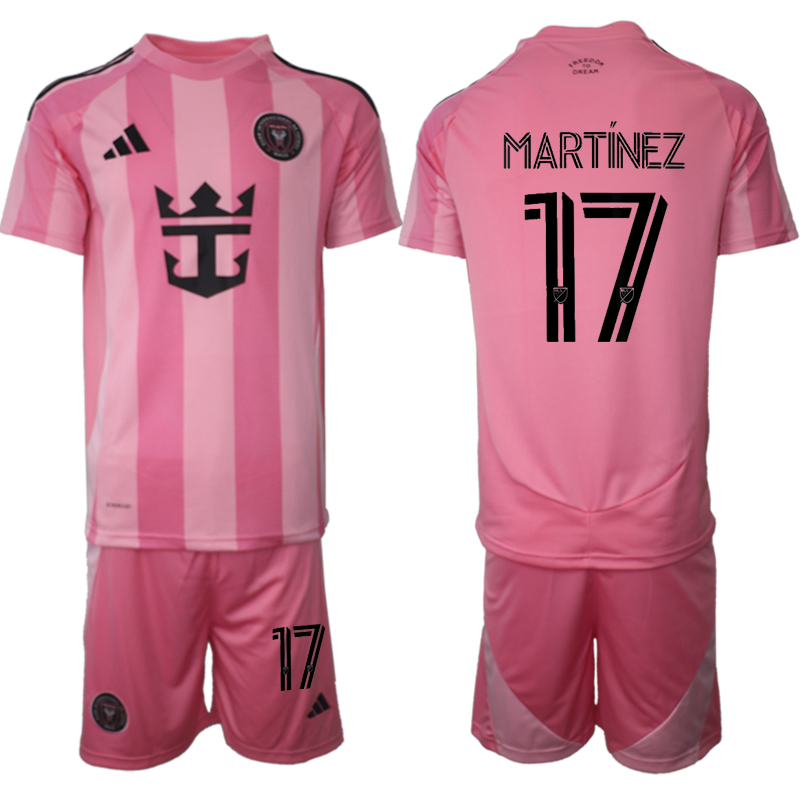 Men 2025-2026 Club Inter Milan CF home Pink #17 Soccer Jersey